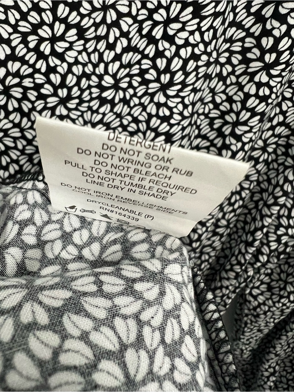 Petal & Pup Hadyn Black and White Faux Wrap Maxi Dress - Picture 12 of 15